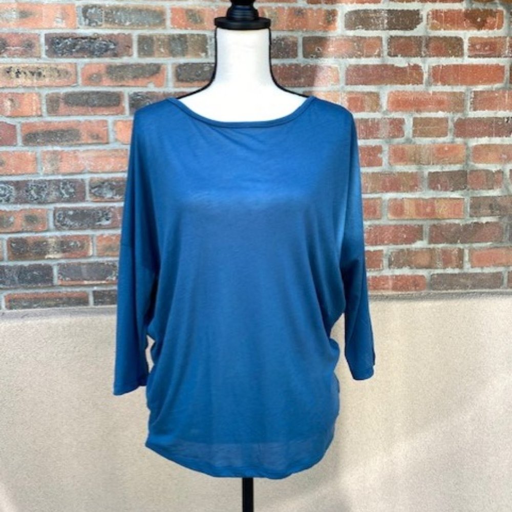 Blue Open Back Top - Picture 2 of 3